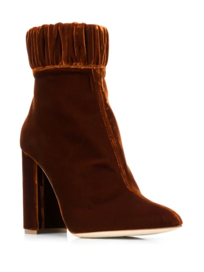 Shop Chloe Gosselin Maud Ankle Boots In Brown