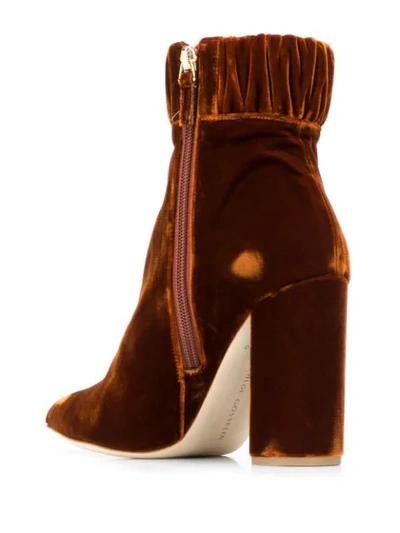 Shop Chloe Gosselin Maud Ankle Boots In Brown