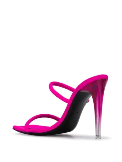 Shop Ireneisgood Strappy Stiletto Sandals In Pink