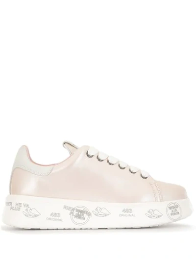 Shop Premiata Belle 4536 Low-top Sneakers In Pink