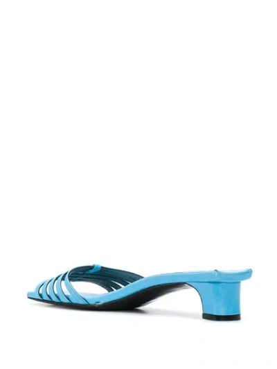 Shop Dorothee Schumacher Strappy Seduction Sandals In Blue