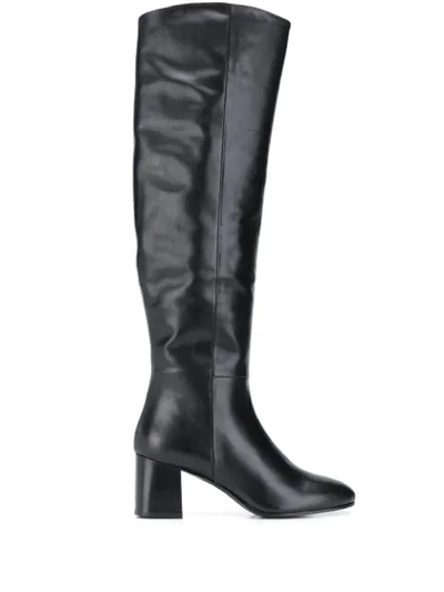 Filippa K Jade Leather High Boots In Black | ModeSens