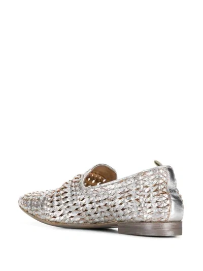 Shop Officine Creative Lilas Loafers In Silver
