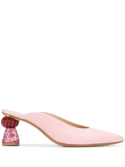 Shop Jacquemus Les Mules Maceio Mules In Pink