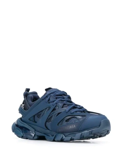 Shop Balenciaga Track Low-top Sneakers In Blue