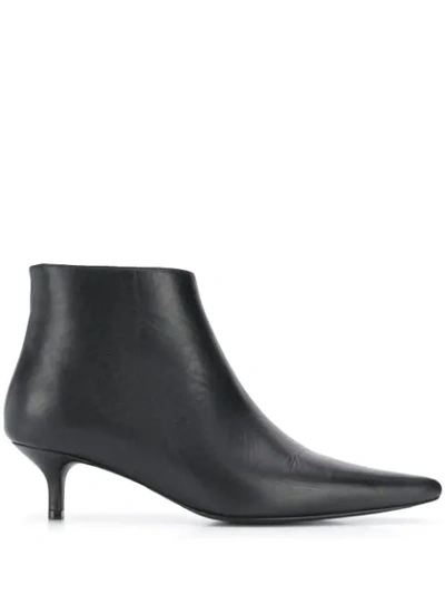 Shop Anine Bing Pointed-toe Ankle Boots In Black
