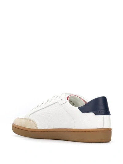 Shop Saint Laurent Andy Low-top Sneakers In White