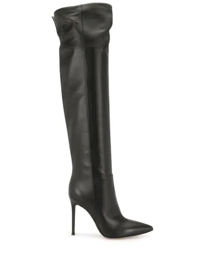 Shop Gianvito Rossi Knee-length Boots In Black