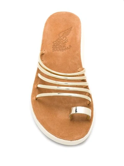 Shop Ancient Greek Sandals Hypatia Sandals In Gold