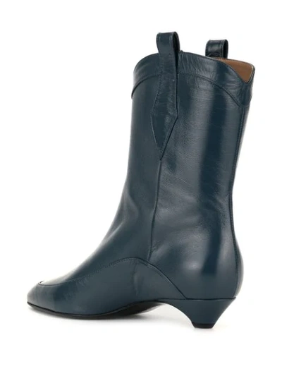 Laurence Dacade Vanessa Pointed Boots In Blue