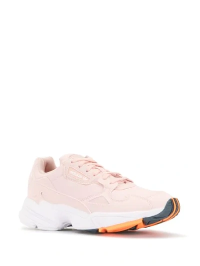 Shop Adidas Originals Falcon W Sneakers In Pink