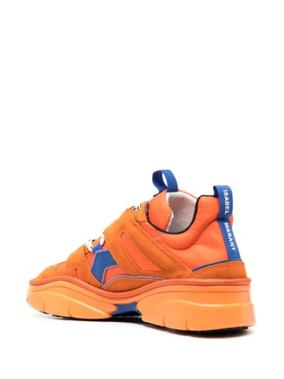 Shop Isabel Marant Kindsay Low-top Sneakers In Orange