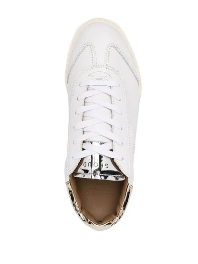 Shop Ghoud Low-top Lace-up Sneakers In White