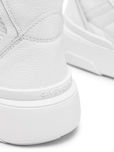 Shop Givenchy Hi-top Wing Basketball Sneakers In White