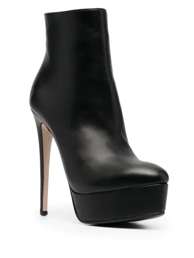 Shop Le Silla Miranda Ankle Boots In Black