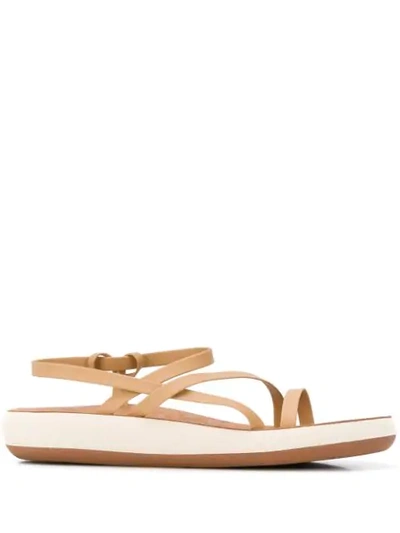 Shop Ancient Greek Sandals Dimitra Comfort Sandals In Neutrals