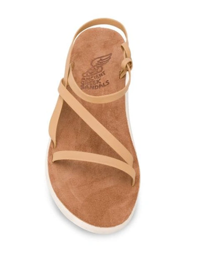 Shop Ancient Greek Sandals Dimitra Comfort Sandals In Neutrals