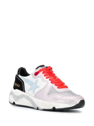 Shop Golden Goose Running Sole Low-top Sneakers In White
