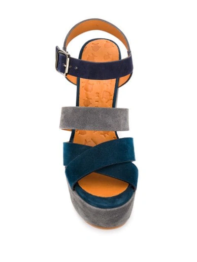 Shop Chie Mihara High Platform Heel Sandals In Blue