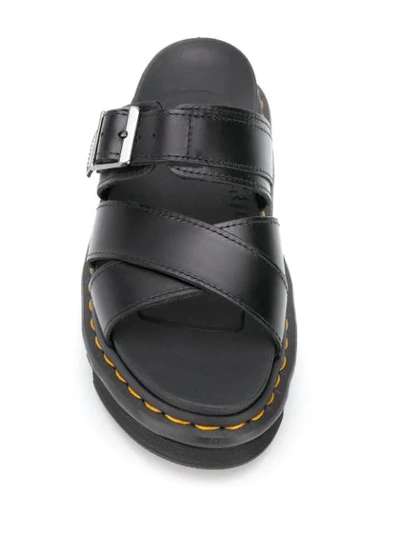 Shop Dr. Martens' Myles Slip-on Sandals In Black