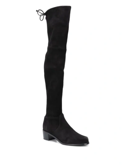 Shop Stuart Weitzman Midland Boots In Black