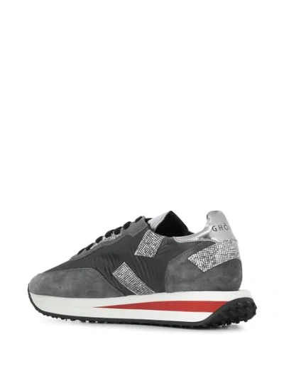 Shop Ghoud Rush-x Panelled Low-top Sneakers In Grey