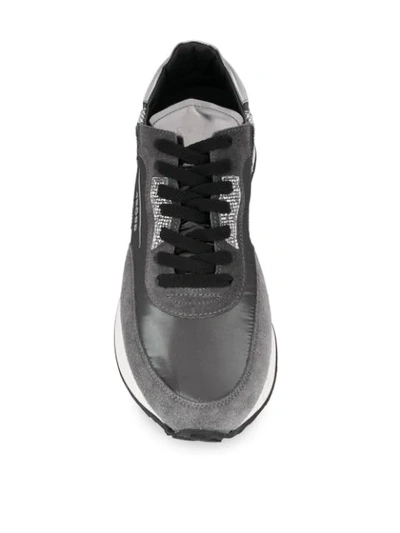 Shop Ghoud Rush-x Panelled Low-top Sneakers In Grey