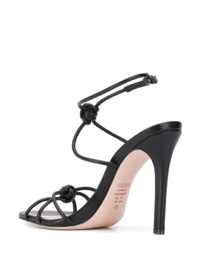 Shop Schutz Strappy High Heel Sandals In Black
