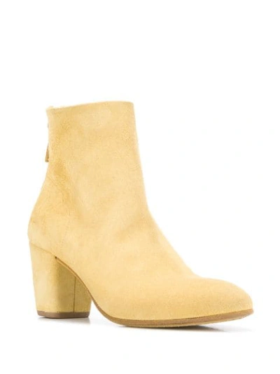 Shop Marsèll Coneros Zip-up Ankle Boots In Yellow