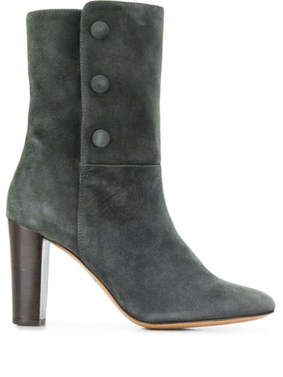 Shop Tila March Ankle-length Boots In Grey