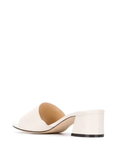 Shop Jimmy Choo Minea 45mm Sandals In White