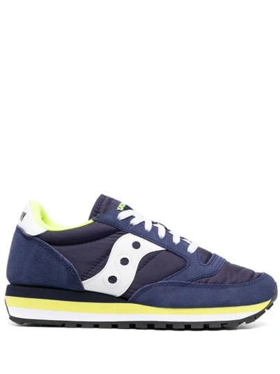 Shop Saucony Jazz Triple Chunky-sole Sneakers In Blue