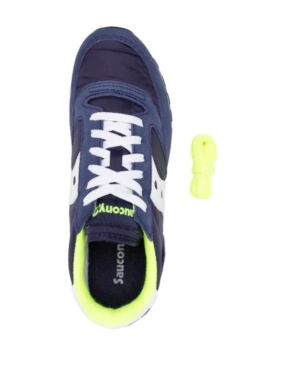 Shop Saucony Jazz Triple Chunky-sole Sneakers In Blue