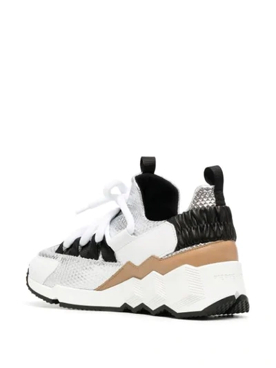 Pierre Hardy Multicolor Polyester Sneakers In White