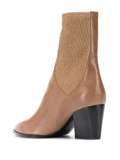Pierre Hardy Rodeo Calfskin Leather Boots In Brown