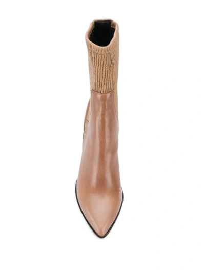 Pierre Hardy Rodeo Calfskin Leather Boots In Brown
