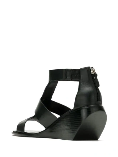 Shop Uma Raquel Davidowicz Park Leather Sandals In Black