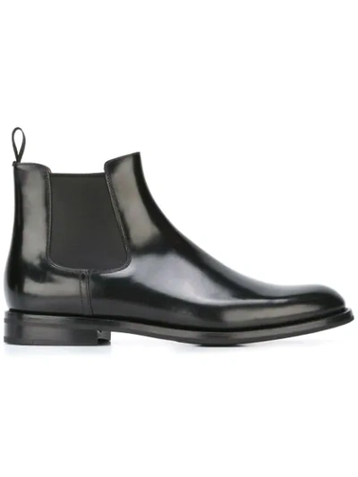 Shop Gucci Chelsea Boots In Black