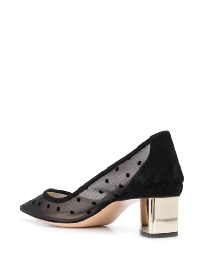 Shop Nicholas Kirkwood Prism Dot Organza Pumps In Black