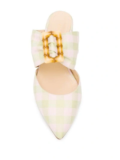 Shop Chloe Gosselin Nataysha 20mm Slippers In Green