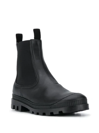 Shop Loewe Chelsea Boots In Black