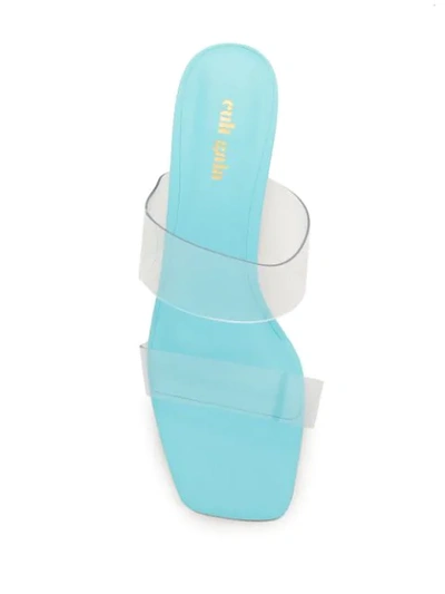 Shop Cult Gaia Suri Transparent Strap Sandals In Blue