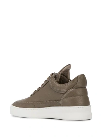 Shop Filling Pieces Lace-up Low Tops In Brown