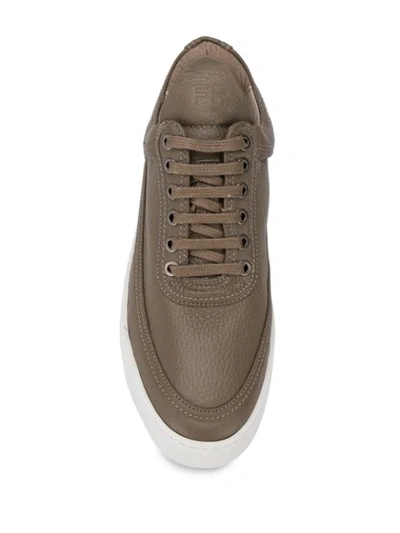 Shop Filling Pieces Lace-up Low Tops In Brown