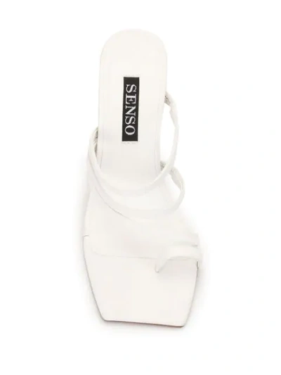 Shop Senso Silis Sandals In White