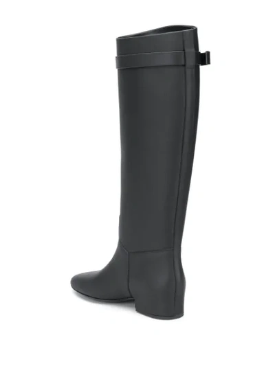 Shop Balmain Royce Knee-high Boots In Black