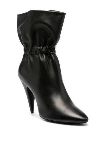 Saint Laurent Étienne Ankle Boots In Black