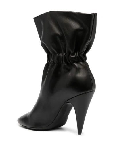 Saint Laurent Étienne Ankle Boots In Black