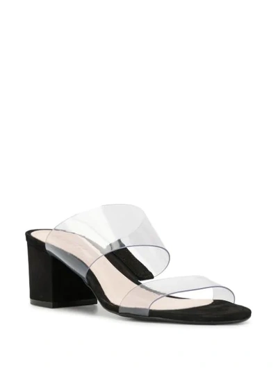 Shop Schutz 50mm Slip-on Sandals In Black