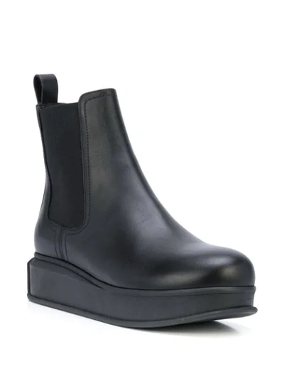 Shop Ferragamo Chelsea Boots In Black